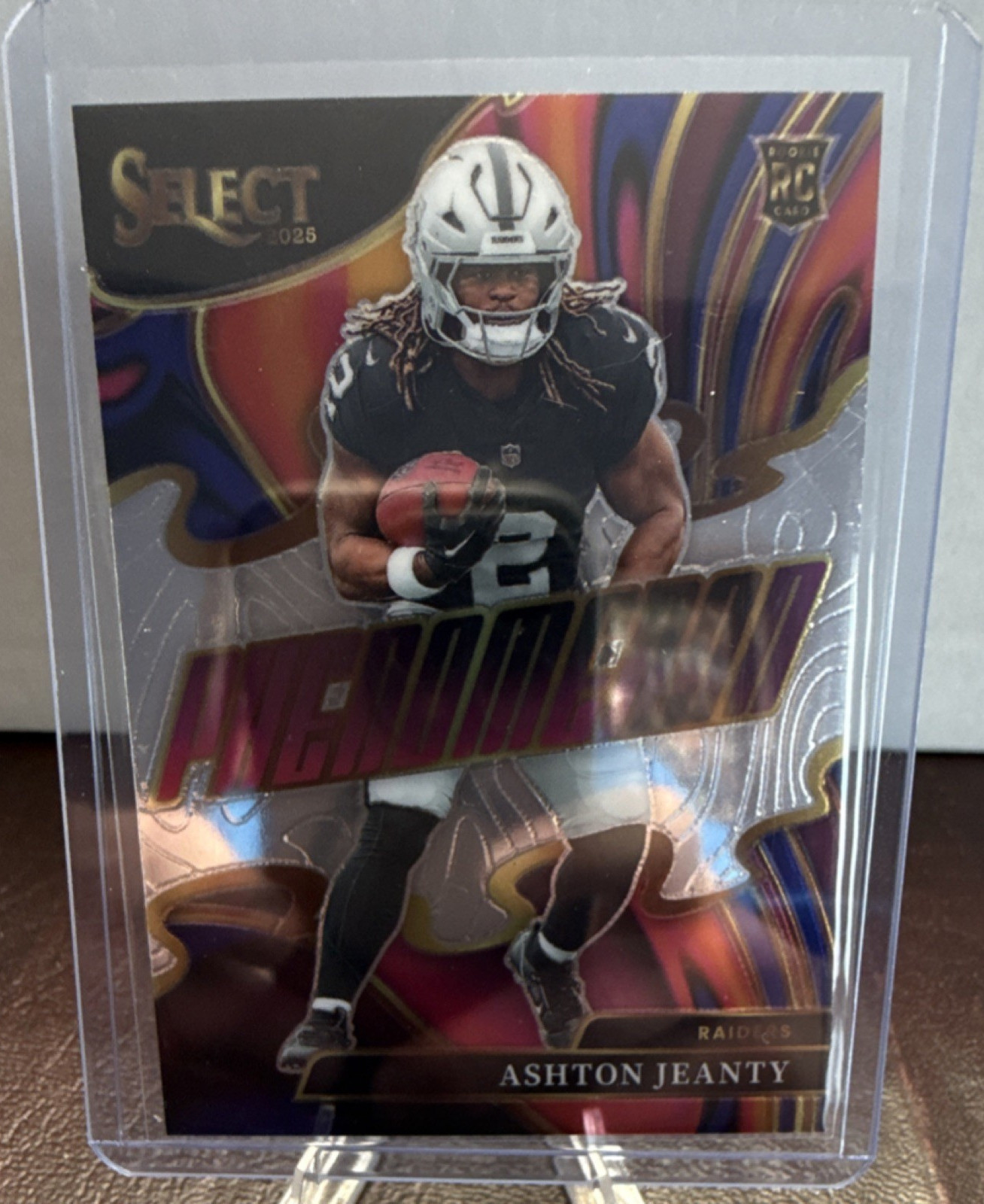Panini Select 2025 Phenomenon Rookie Ashton Jeanty #16 Las Vegas Raiders
