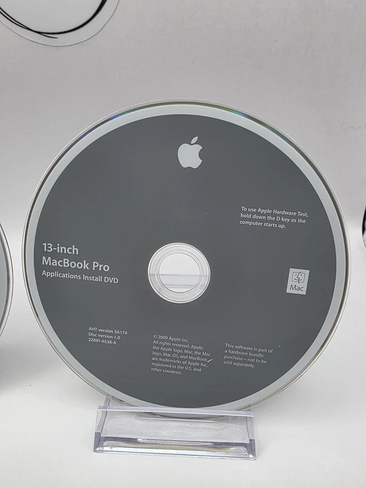 Apple MacBook Pro 13-Zoll |Mac OS X 10.6 & Applications Install DVDs | Gebraucht - Bild 3 von 4