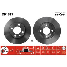 2x Bremsscheibe vorne für VW Passat B1 33 B2 32B 33B Polo 6V5 86C 3 id71440