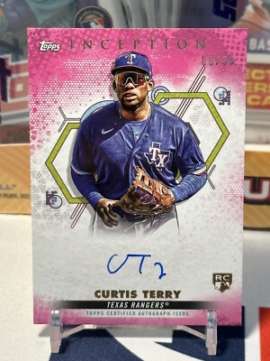 2022 Topps Inception Emerging Stars Auto Magenta /99 #BRES-CT Curtis Terry RC TX