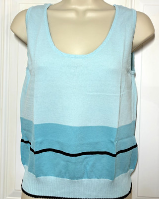 Y2K The Limited Sleeveless Tank Top Blouse Women's Large Rayon & Nylon Stretchy