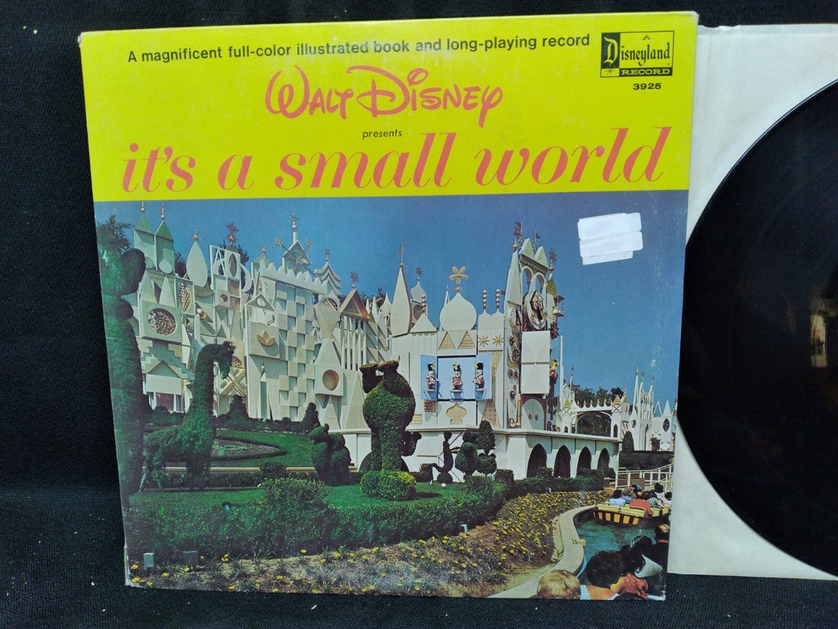 Walt Disney's It's a Small World レコード 絵本 Amazon.com: Walt Disney's It's a Small World w/ Full Color