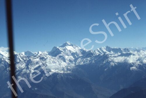 1980s Himalayan Mountains Nepal Mt Everest Aerial Plane 35mm Slide Kodachrome - Picture 1 of 2