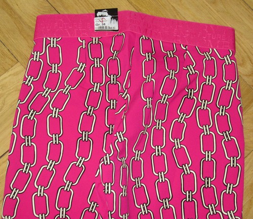 CAMBIO Damenhose,Form Faith,Gr.38,pink,Kettenmuster,Gummibund m Aufdruck,neu, - Bild 6 von 7