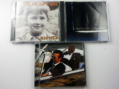Lot of 3 Eric Clapton CDs, BB King, Reptile, From The Cradle, Used, Tested EX