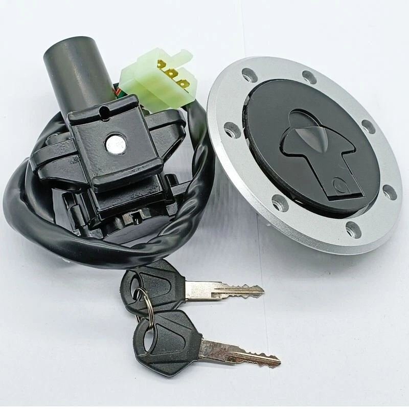 Ignition Switch Fuel Gas Cap Key For Kawasaki Ninja ZX-7R (ZX750) 2000-2001 - Imagem 2 de 4