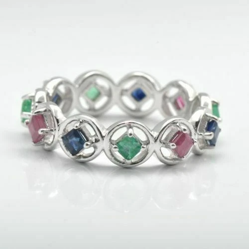 Echtschmuck-Ringe aus Edelstein Saphir für Geburtstage