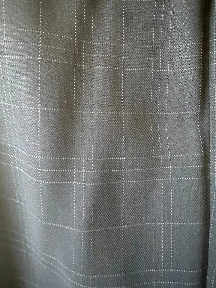 Giorgio Armani Black Beige Window Pane Pattern Wide Leg Men's Trousers SZ 42 - Image 4 of 4