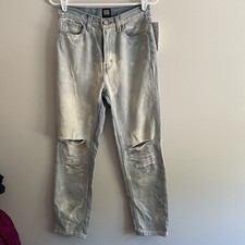 BDG Urban Outfitters Women 26 Light Bleached High Rise Slim Straight Jeans NWT