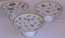 3 Henriette Collection Primavera PEDESTAL TIDBIT SERVING STANDS/TRAYS