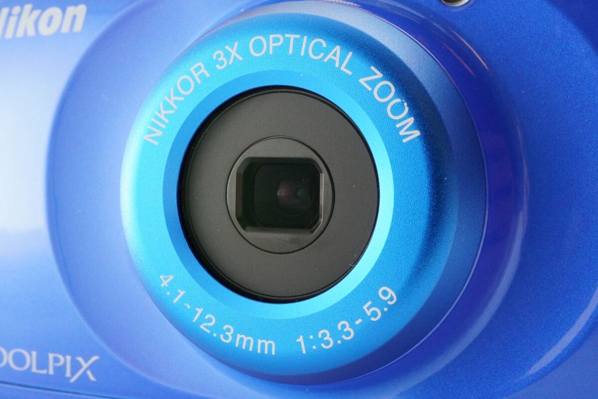 Nikon COOLPIX W100 Blue In Box With 4GB SDHC Card Digital Nikon COOLPIX W100 Blue In Box With 4GB SDHC Card Digital