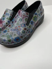 SPRING STEP Freesa Slip On Occupational Nursing Work Clogs Multicolor Womens 7.5