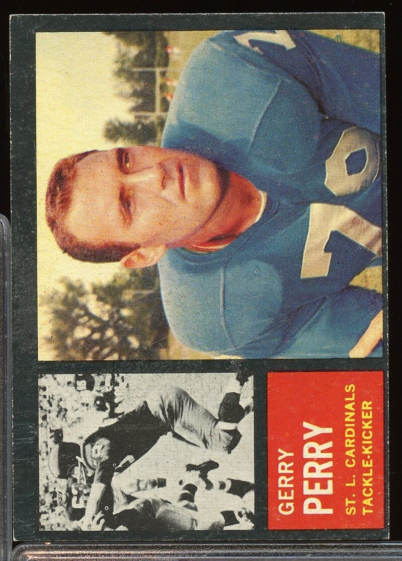 1962 Topps Football #145 Gerry Perry | eBay
