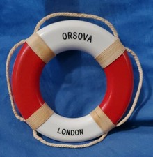 SS Orsova Mini Life Preserver SS Orsova Memorabilia (4.5" Diameter)