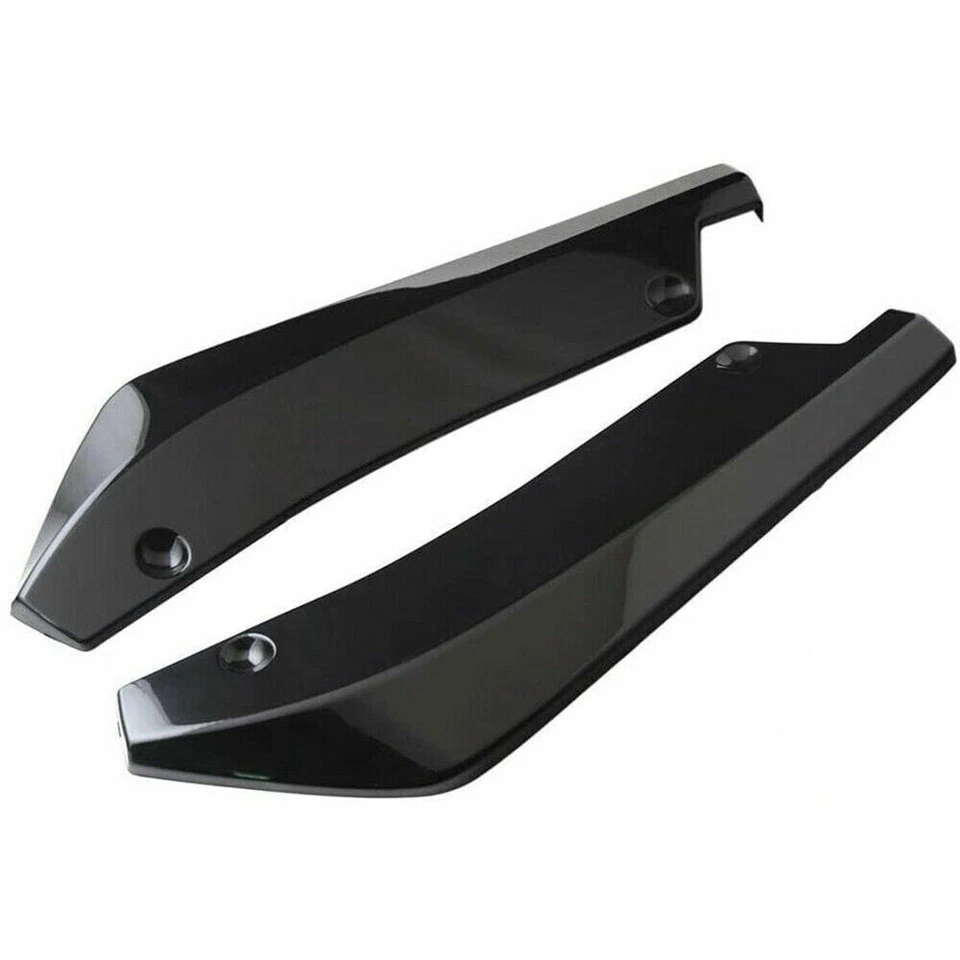 For Mazda 2 3 6 UNIVERSAL Rear Bumper Lip Spoiler Splitter Diffuser Glossy Black - Image 4 of 4