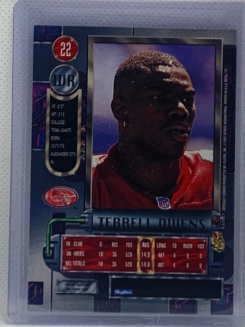 Football Metal Universe Terrell Owens - Image 2 of 2