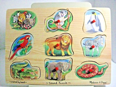 melissa and doug zoo sound puzzle