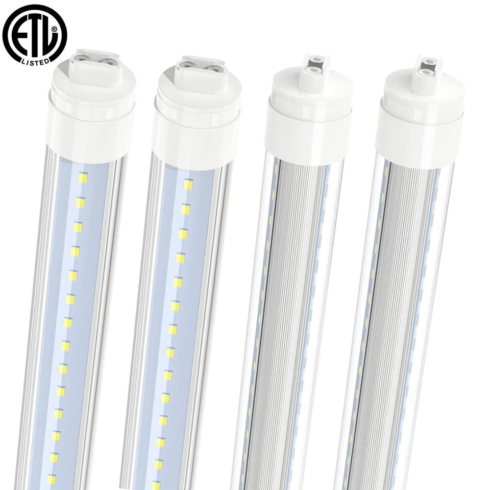 6 Foot T8 LED Tubes Shop Lights Outdoor Double Sided Sign Bulbs 6FT R17D/HO CW - Image 3 of 4