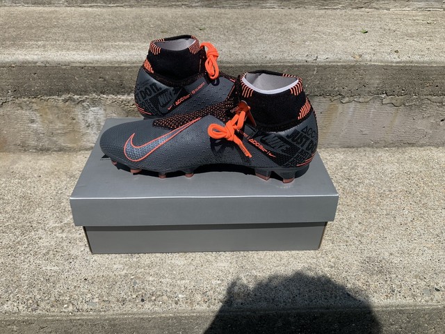 Nike Men's Phantom VSN Elite DF FG Cleats (Dark Grey/Mango) SZ 9M | eBay