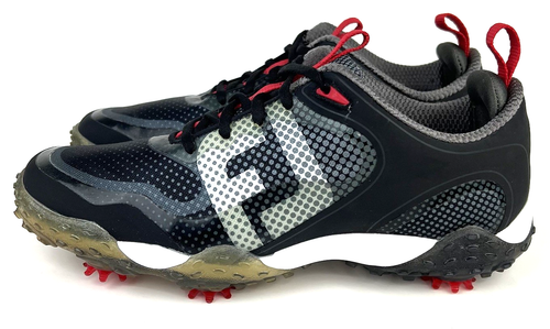 Scarpe da golf FootJoy da uomo taglia 8M FJ Freestyle Flex Zone nere grigie 57333 - Foto 2 di 12