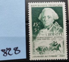 timbre france neuf*  année 1949   n°828    choiseul   journée du timbre
