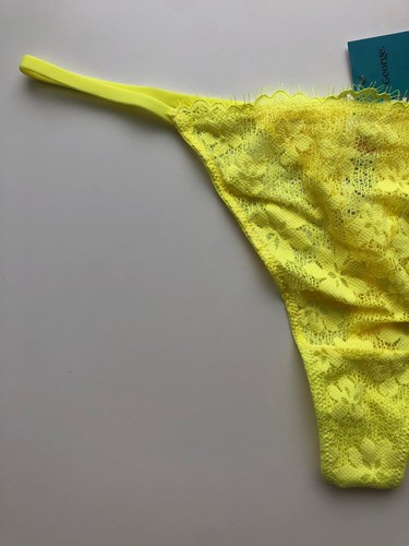 Ladies Sexy Thong Lace Knickers Underwear Large Crossdresser Sissy UK 16 - Picture 3 of 8