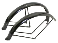 26" Fender Set Flared Standard Balloon 80mm Matte Black.