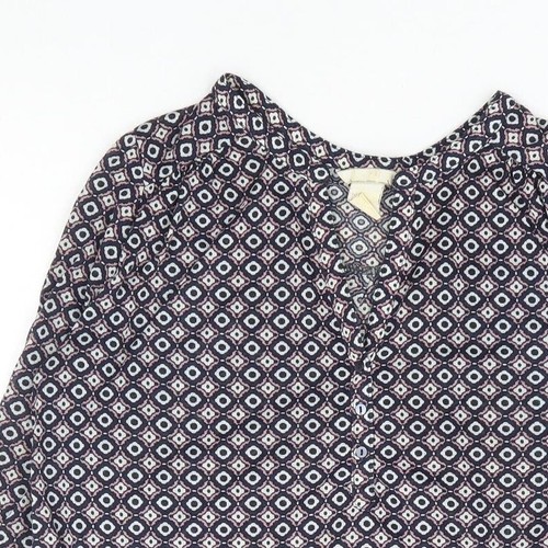 H&M Womens Blue Polyester Blend Blouse Size S - Picture 5 of 12