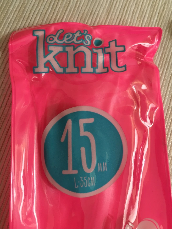 Agujas de tejer de madera gruesas gigantes Det’s de colección 15 mm de arce envío gratuito Foto 2 de 4