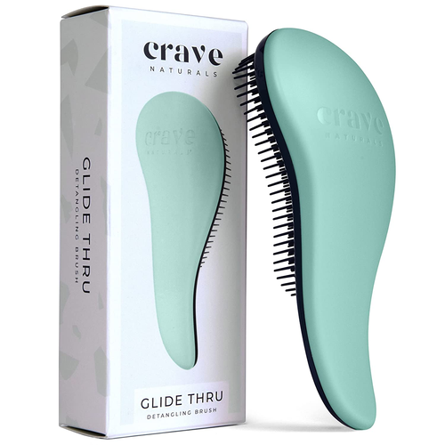 Crave Naturals Glide Thru Detangling Brush - Detangler Brush for Natural, Curly,