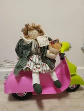 Vintage Rag Doll, teacher, chalk board, school themed, see pics