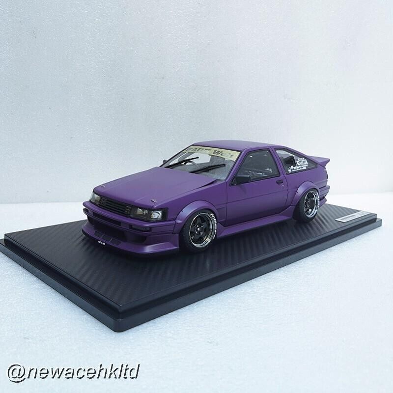 Toyota RWB AE86 Matte Purple Ignition Model 1/18 #IG2610 | eBay Toyota RWB AE86 Matte Purple Ignition Model 1/18 #IG2610 | eBay