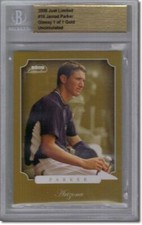 2008 Jarrod Parker Rookie LIMITED GLOSSY RC BGS RARE 1/1