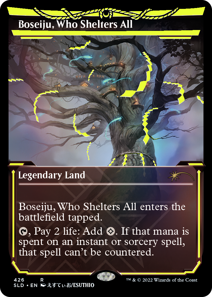 マジック：ザ・ギャザリング Showcase: Neon Dynasty Neon Ink foil MTG Secret Lair Showcase: Neon Dynasty Neon Ink Foil Edition