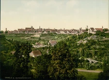 Rothenburg o/T. General view. PZ vintage photochromic, Germany photochro