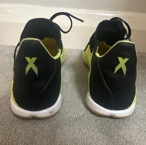 Adidas X Tango Futsal Football Boots Trainers Yellow/Black UK 8.5 - Picture 7 of 7