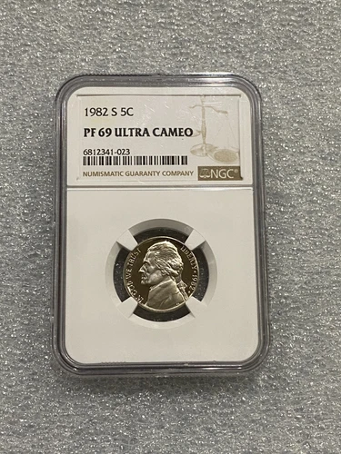 1982 S Proof Nickel NGC PF 69 UCAM ~~ Stunning Luster ~~ PQ ~~