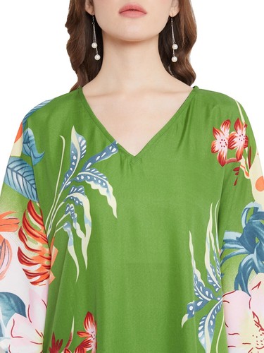 Mujeres Kaftán Talla Grande Túnica Largo Maxi Vestido Kimono Boho Playa Verano Soltero - Imagen 229 de 245