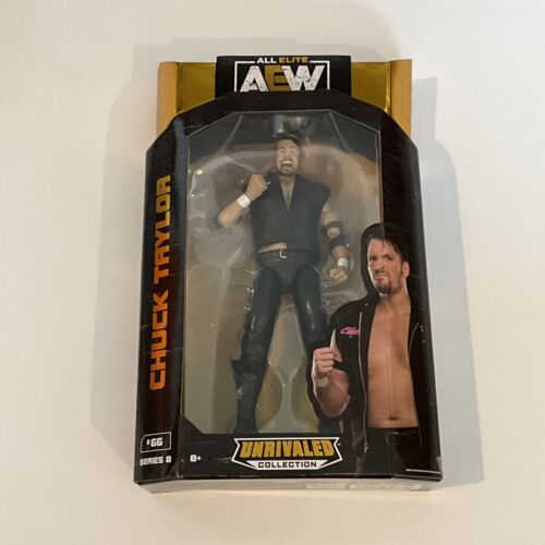 Chuck Taylor AEW Unrivaled Series 8 Wrestling Action Figure. Box Damage. NEW. - Picture 1 of 6
