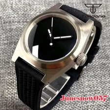 Tandorio 38MM Plain Blank Dial Men's Watch PT5000 NH35A Auto 200M Sapphire Glass