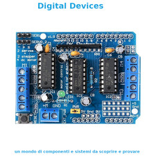 Modulo L293D - Driver Motori DC Passo-Passo Servomotori