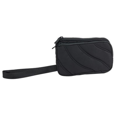 #My Tag Alongs Cloud Mini Wallet with Snap Wristlet Black