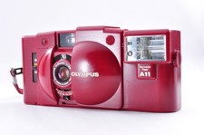 Olympus XA2 Red Point  Shoot 35mm Film Camera A11 Flash From JAPAN Near Mint