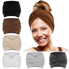 Wide Headbands For Women Extra Large Headband Twisted Knot Head Bands For Wom...