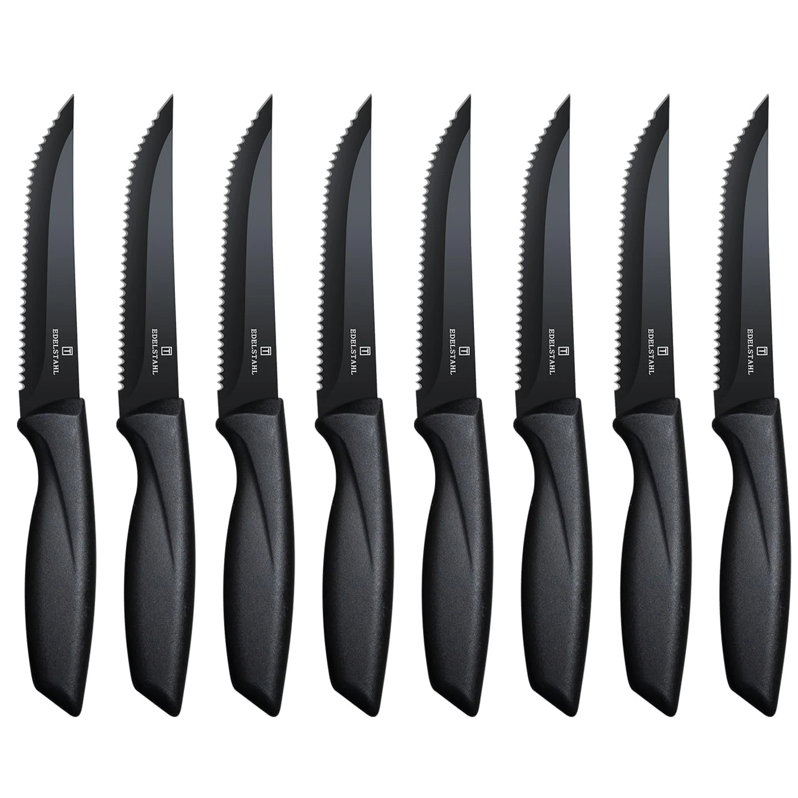 Steak Set of 8,Sharp Serrated Steak Set of 8,Stainless Steel Steak Set,High-C...