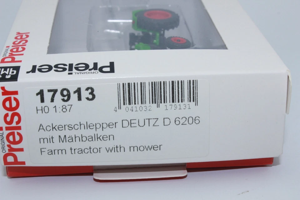 Preiser 17913 Tracteur les Agricoles avec Barre Neuf Emballage Scellé 1:87 H0 - Photo 2/4