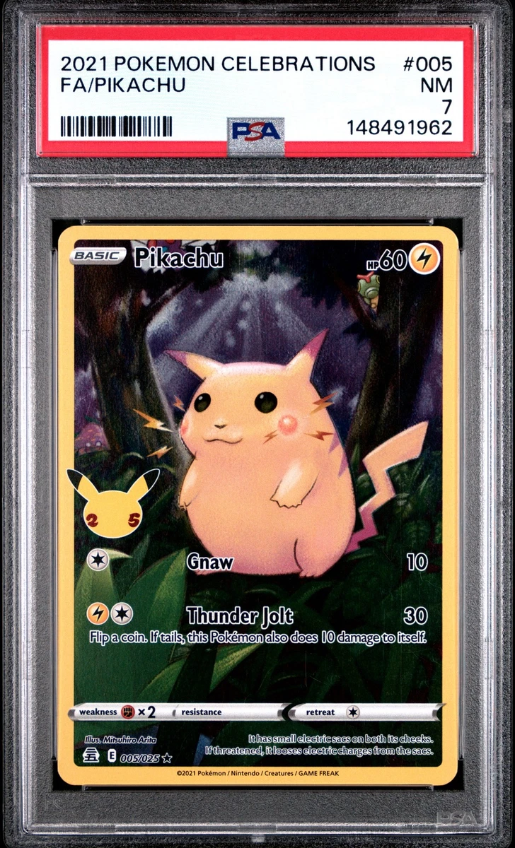 Pikachu Pokémon TCG Professional Sports Authenticator (PSA) Grade