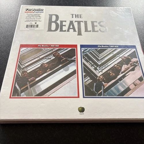 The Beatles 1962–1966 & 1967-1970   Red & Blue Vinyl Box Set 2023 sealed