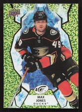 2021-22 Upper Deck Ice Max Jones Green #87 Card