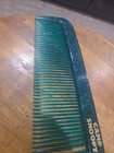 Vintage Camp Snoopy Giant Comb Translucent Green With Glitter Just Over 14" Long — photo 5